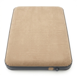 New 40cm Thick Double Self-inflating Air Mattress with Built-in Pump for Camping 2.<b>Portable</b> Flocked Air <b>Bed</b> Foldable Camping - Product Image 2