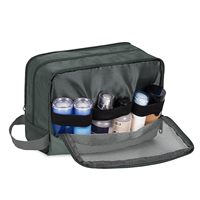 Sac de toilette de voyage spacieux et léger, sac de sport avec séparation sec/humide, trousse de maquillage personnalisée
