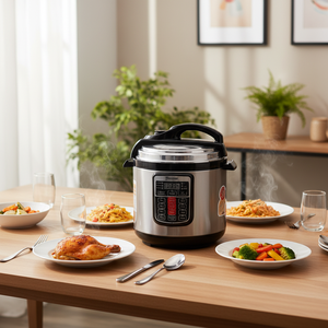 Cuisinière à pression électrique de haute qualité 6L 1000W en acier inoxydable, multicuiseur numérique, cuiseur à riz, soupière - Product Image 5