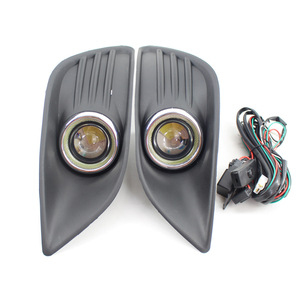 Kit de luces antiniebla con proyector de luz blanca y ojos de ángel para Ford Focus 2009-2012, con rejilla inferior de malla - Product Image 2