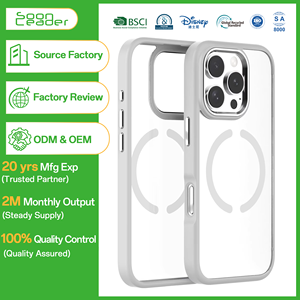 Soonleader vente en gros <span class=keywords><strong>coque</strong></span> de téléphone bouton métallique indépendante transparente dure pour <span class=keywords><strong>iPhone</strong></span> 16 pro - Product Image 1