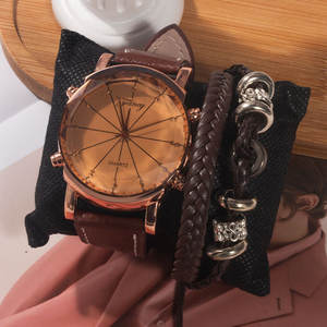Orologio da uomo d'affari set orologio al quarzo braccialetto per fidanzato <span class=keywords><strong>marito</strong></span> regalo di san valentino set - Product Image 2