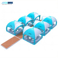 Plataforma Flotante Jooloog, Conjuntos de Cabañas Inflables, Instalaciones de Entretenimiento y Ocio Flotantes