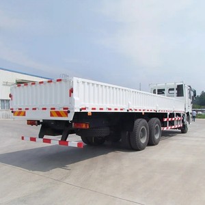 รถบรรทุกตู้บรรทุกสินค้า Shacman 6x4 ขับเคลื่อนซ้ายขวา พร้อมรั้วกั้นสินค้า ราคาโรงงาน - Product Image 6