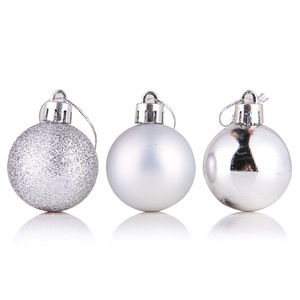 Decorazioni personalizzabili per albero di natale palline pendenti in plastica lucide colorate con ornamento di natale palle albero - Product Image 3