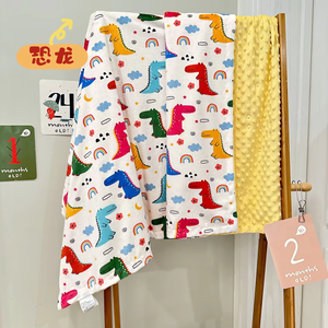 75*120cm doppio strato morbido in pile di Minky avvolgente comodo punto coperta per bambini per neonati biancheria da letto per bambini - Product Image 6