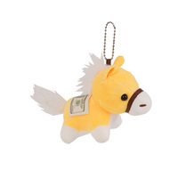 Portachiavi Peluche Cavallo Portafortuna con Stampa Dollaro, Giocattolo Motivazionale Creativo, Ornamento Divertente per Attirare la Ricchezza, OEM