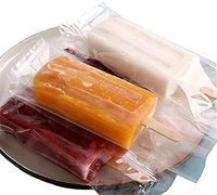 Usine directe sac en plastique imprimé personnalisé trois joints latéraux emballage de Popsicle Pop pour emballage de crème glacée trois joints latéraux 'Pop Bag'