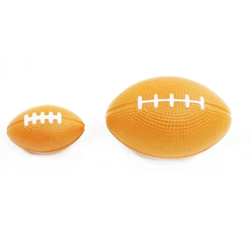 子供のためのカスタムソフトPUラグビー子供のおもちゃアメリカンフットボールフォームミニ小さなラグビーボールとプロモーションのためのあなたのプリント