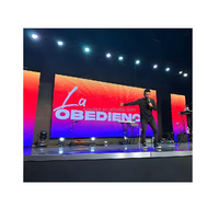 Layar LED P3.91 untuk Acara Festival, Tahan Air, Dapat Dipindahkan, Indoor Outdoor, Video Wall LED untuk Aktivitas Perayaan Karnaval