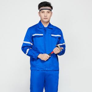 Vêtements de travail haute visibilité pour les ouvriers d'atelier, vêtements de sécurité durables en polyester et coton - Product Image 5