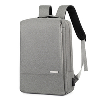 Sac à dos pour ordinateur portable de 14 pouces en nylon haut de gamme, tendance, simple, imperméable et durable pour les voyages d'affaires