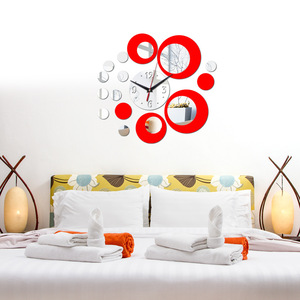 2024 Luxury Modern Home Decor Single Face Large Acrylic DIY Mirror 3D <strong>Frameless</strong> Novelty Quartz Needle <strong>Wall</strong> <strong>Clock</strong> Cheap Nordic - Product Image 3