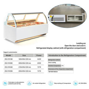 <span class=keywords><strong>Vitrine</strong></span> <span class=keywords><strong>réfrigérée</strong></span> professionnelle pour restauration, boulangerie, hôtel, <span class=keywords><strong>buffet</strong></span>, charcuterie, avec entrée arrière, stockage frigorifique - Product Image 2