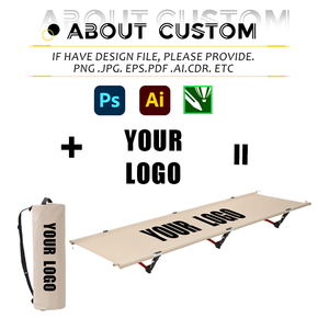 Nouveau lit <span class=keywords><strong>de</strong></span> camping <span class=keywords><strong>extérieur</strong></span> en aluminium lits <span class=keywords><strong>de</strong></span> camping portables pliables <span class=keywords><strong>pour</strong></span> adultes lit <span class=keywords><strong>de</strong></span> couchage <span class=keywords><strong>de</strong></span> camping avec logo personnalisé - Product Image 2