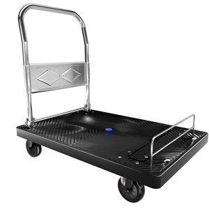 รถเข็นแบบพับได้ รับน้ำหนัก 200กก./300กก./500กก. ทำจากไนลอน ทนทาน แบบพื้นเรียบ เงียบ สำหรับขนย้าย - Product Image 3