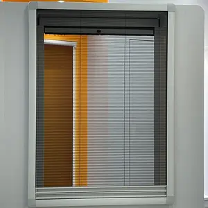 Usine directe fibre de verre fenêtre écran rétractable mouche rétractable moustiquaire enrouler Bug rouleau fenêtre écran
