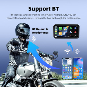 Nuevo Reproductor Multimedia para Motocicleta con Android 14, Modelo Frontal Gc2053, Ahd, Tpms, Resistente al Agua, SIM 4G, Pantalla de 6 Pulgadas, M23+DVR+<span class=keywords><strong>TP</strong></span> - Product Image 6
