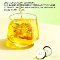 Té Herbal Orgánico Natural de Melón de Invierno y Hoja de Loto para Pérdida de Peso, Adelgazante, Detox, Quemagrasas, Sin Azúcar, Sin Cafeína, Premium