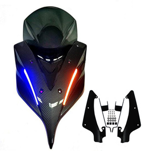 Sistema di carrozzeria accessorio moto JPA con lampada al neon di segnalazione <span class=keywords><strong>parabrezza</strong></span> per <span class=keywords><strong>HONDA</strong></span> <span class=keywords><strong>pcx</strong></span> 2018 2020 150 - Product Image 1