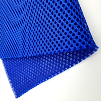 Chaussures de sport Air Mesh Tissu 180gsm 3D Tricot Circulaire Trou Conception Fluorescent 100% Nylon Tricoté Filet Hexagonal Trou Circulaire