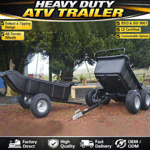 헤비듀티 <span class=keywords><strong>ATV</strong></span> 트레일러, <span class=keywords><strong>ATV</strong></span>/UTV용 스틸 프레임 유틸리티 트레일러, 고하중 용량 - Product Image 4