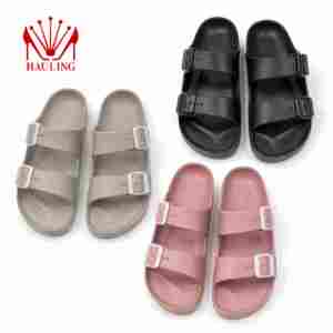 Sandales tendance en EVA à deux brides avec semelle légère et amortissante, boucles réglables, semelle antidérapante pour usage quotidien - Product Image 2