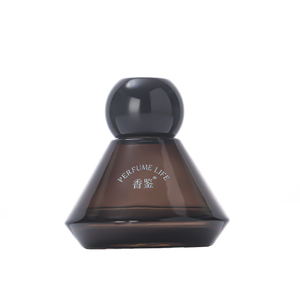 Cao xuất hiện mức độ đồng hồ cát sậy khuếch tán chai hình nón dày đáy chai hương liệu - Product Image 1