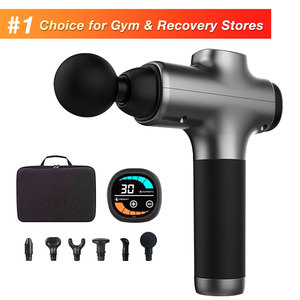 <span class=keywords><strong>Pistola</strong></span> de masaje muscular premium de 11 kg de fuerza, 30 niveles de velocidad, profesional para gimnasio, relajación, 6 cabezales, <span class=keywords><strong>pistola</strong></span> de percusión para masaje muscular - Product Image 1