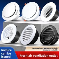 Grilles d'aération modernes en ABS avec couvercles en maille pour la ventilation domestique - Sorties d'air et de climatisation en gros