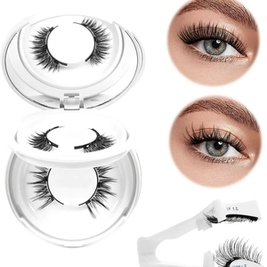 <span class=keywords><strong>Faux</strong></span> <span class=keywords><strong>Cils</strong></span> Magnétiques Réutilisables Naturels Effilés à 3 Aimants, Sans Colle Nécessaire, avec Applicateur - Product Image 3