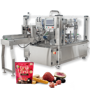 Fully Automatic Hydraulic Driven Wrapping Filling <b>Packaging</b> <b>Machine</b> for Particle Materials Stand-up Pouches & Plastic Bags White - Product Image 1