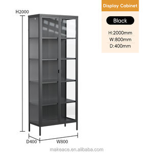 ארון תצוגה מודרני מרובע ממתכת, 5 קומות, עמיד למים, ידידותי לסביבה, שירות יצרן מקורי (OEM), מחיר אספקה מהמפעל. - Product Image 3