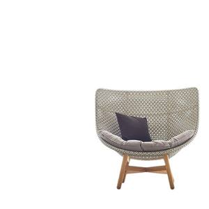 Chaise moderne en rotin simple et inclinable pour patio extérieur, villa, balcon, jardin, terrasse et loisirs-pour canapés d'extérieur et combinaisons - Product Image 4