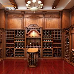 Mueble Bar para Vinos de Estilo Antiguo para el Hogar, Servicio OEM Directo de Fábrica - Product Image 1