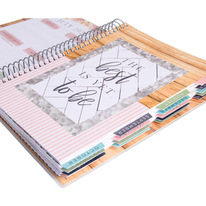 Couverture plastifiée en plastique, <span class=keywords><strong>2022</strong></span> pièces, feuille d'or, notebook d'agenda académique, impression couleur, agenda avec autocollants <span class=keywords><strong>de</strong></span> <span class=keywords><strong>poche</strong></span> - Product Image 2