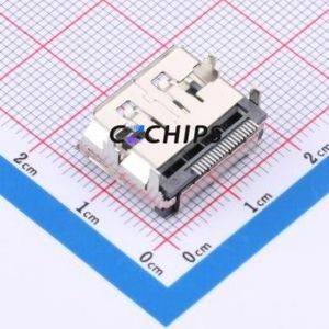 DP-001-R-J DisplayPort (DP) Connector SMD Connector Full Size DisplayPort Horizontal Mount 1 500mA - Product Image 2