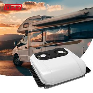 พัดลมคู่ใหม่ 3000 วัตต์ ความจุสูง 12V/24V เครื่องปรับอากาศติดรถยนต์  มุมติดตั้งหลากหลาย สำหรับรถบรรทุก รถบ้าน รถแคมป์ปิ้ง รถคาราวาน - Product Image 4