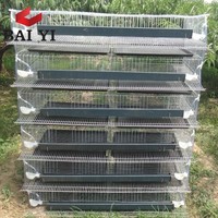 Nouvelles cages à oiseaux chinoises pour cailles / Cage à batterie pour cailles avec système d'alimentation, antirouille, durable, type H, longue durée de vie