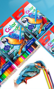 Bán buôn bán hàng nóng bút chì màu đa màu gỗ miễn phí xóa được bút chì màu - Product Image 4