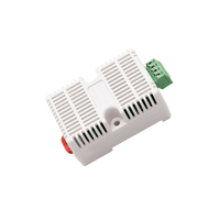 Capteur de température et d'humidité Modbus-RTU, protocole DC5-30V, montage sur rail 35 mm, détection standard de température et d'humidité en plastique