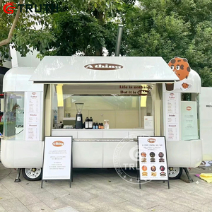 Truth Trending Street Side Road Food Cart Outdoor Movable Fully Equipped Mobile <b>Kitchen</b> Fast Food Trailer Food Truck - Product Image 2