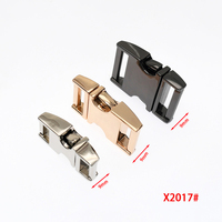 Boucles à dégagement rapide sangle sangle connecteur sac à dos fermeture en métal boîte de luxe serrure pour bagages logo personnalisé disponible
