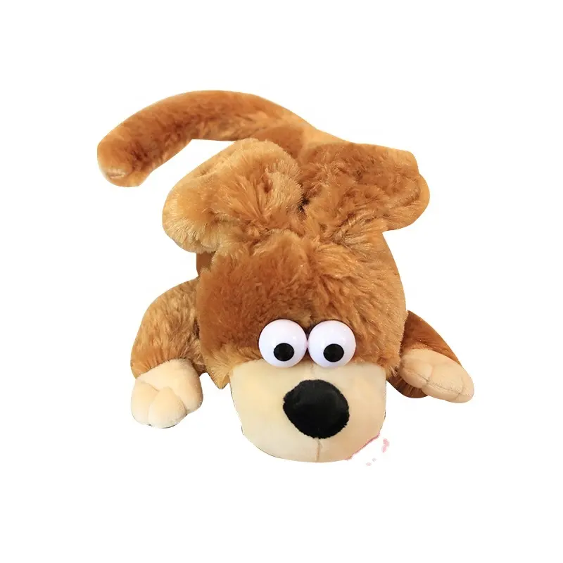 New Children's Electric Plush Doll Electric Cute Tumbling Dog Voice Control Will Call and Roll Will Laugh Loudly the Toy Dog