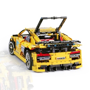 Criativa Série Tijolos 1896PCS R8 Speed Racing Car Model Kit <span class=keywords><strong>Building</strong></span> <span class=keywords><strong>Blocks</strong></span> Brinquedos para Crianças Compatível com Lepined MOC - Product Image 3