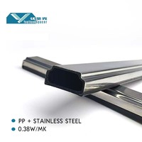 Servicio de Corte de Espaciadores de Acero Inoxidable PP de Alta Resistencia y Flexibles para Vidrio Aislante, Ventanas y Muros Cortina, Modelo 6A-27A