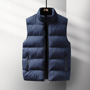 Produits Tendance 2025 – Gilet matelassé décontracté imperméable sans manches pour homme, avec fermeture éclair, collection Hiver, marque Black Label, style doudoune - Product Image 6