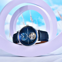 PAGANI Design 1796 Montre Automatique de Luxe Sport pour Homme Tourbillon 42mm Cadran Lumineux Bracelet en Cuir Boîtier en Acier Inoxydable 100M