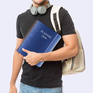 Agenda 2026 : Nouveau Tableau de Planification, Manuel d'Efficacité à Une Page, Calendrier Quotidien, Bloc-notes, Logo Personnalisable - Product Image 6