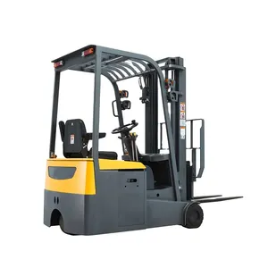 Popular Electric Forklift 1.5ton Capacity Fork Lift Truck Hydraulic 3 Wheel Electric Forklift